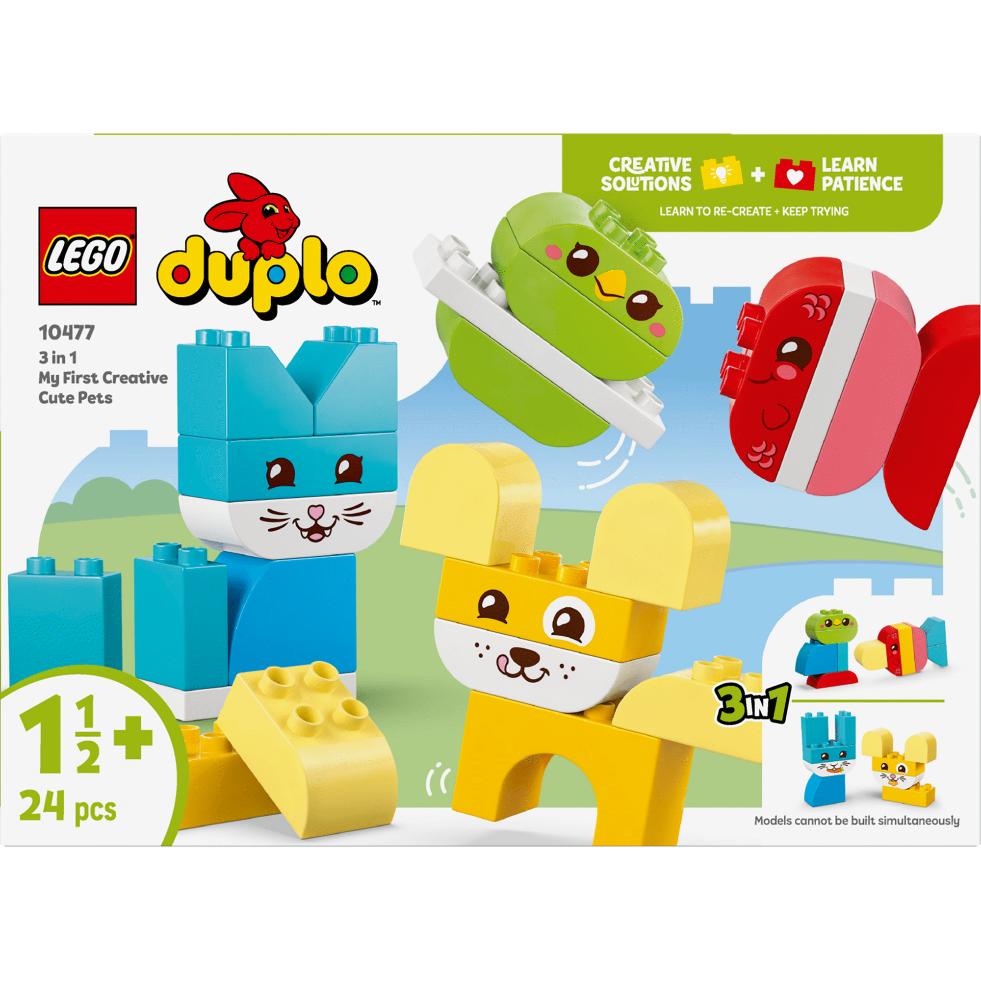 LEGO Duplo - Animais Criativos Ador&aacute;veis 3 em 1 - 10477