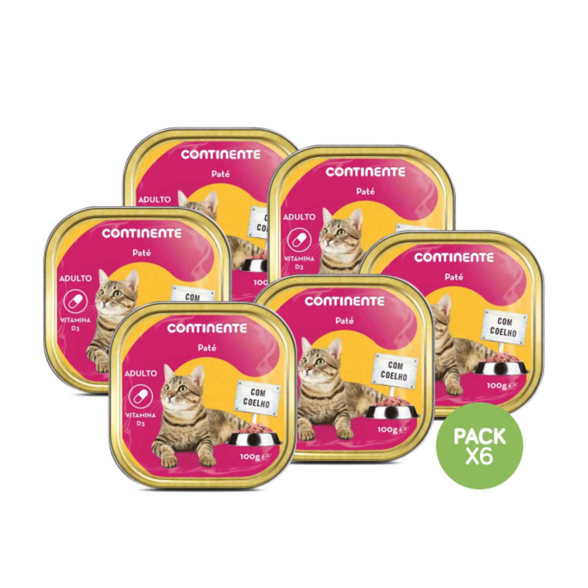 Comida Húmida para Gato Adulto Patê Coelho Terrina