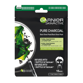 M&aacute;scara Facial de Tecido Purificante Garnier Skin Active