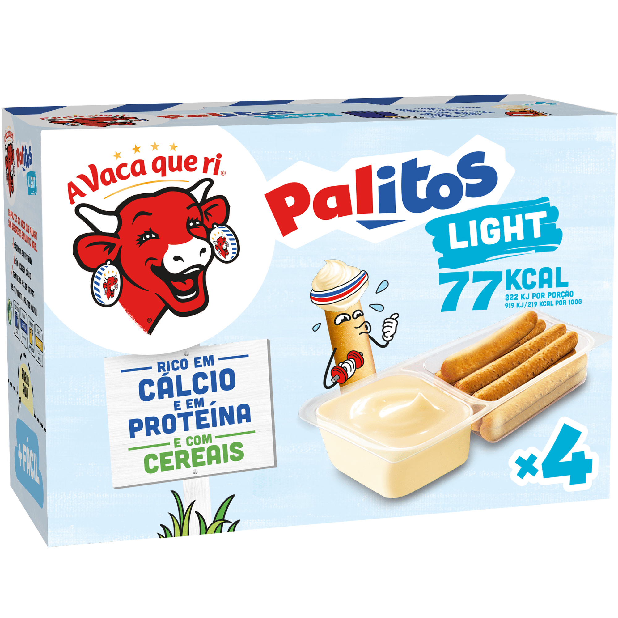 Queijo Fundido Light Palitos A Vaca que ri
