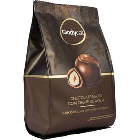 Bombons de Chocolate Negro com Creme de Avel&atilde; Candycat
