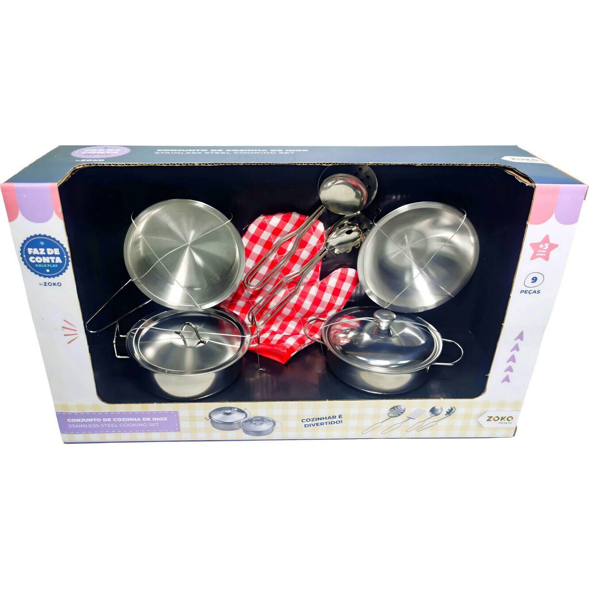 Conjunto de Cozinha de Inox