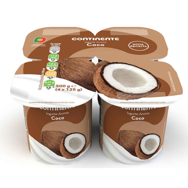 Iogurte Aroma Coco Continente