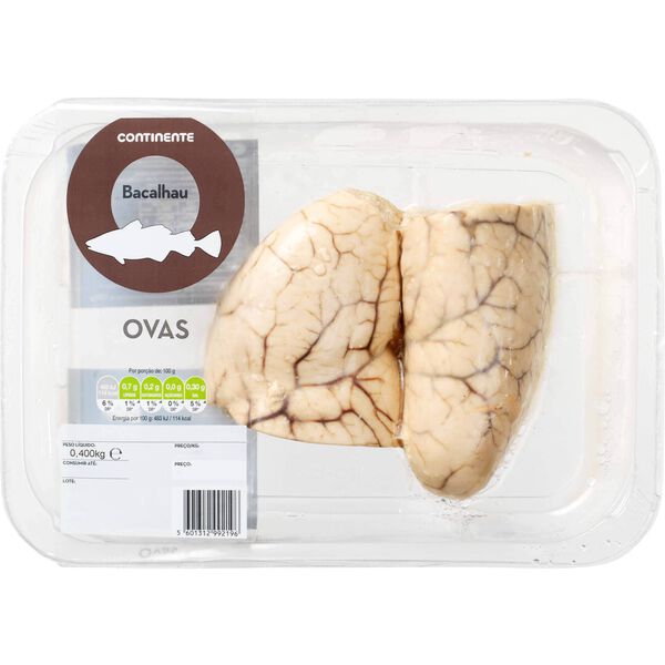 Ovas de Bacalhau Cozidas Continente