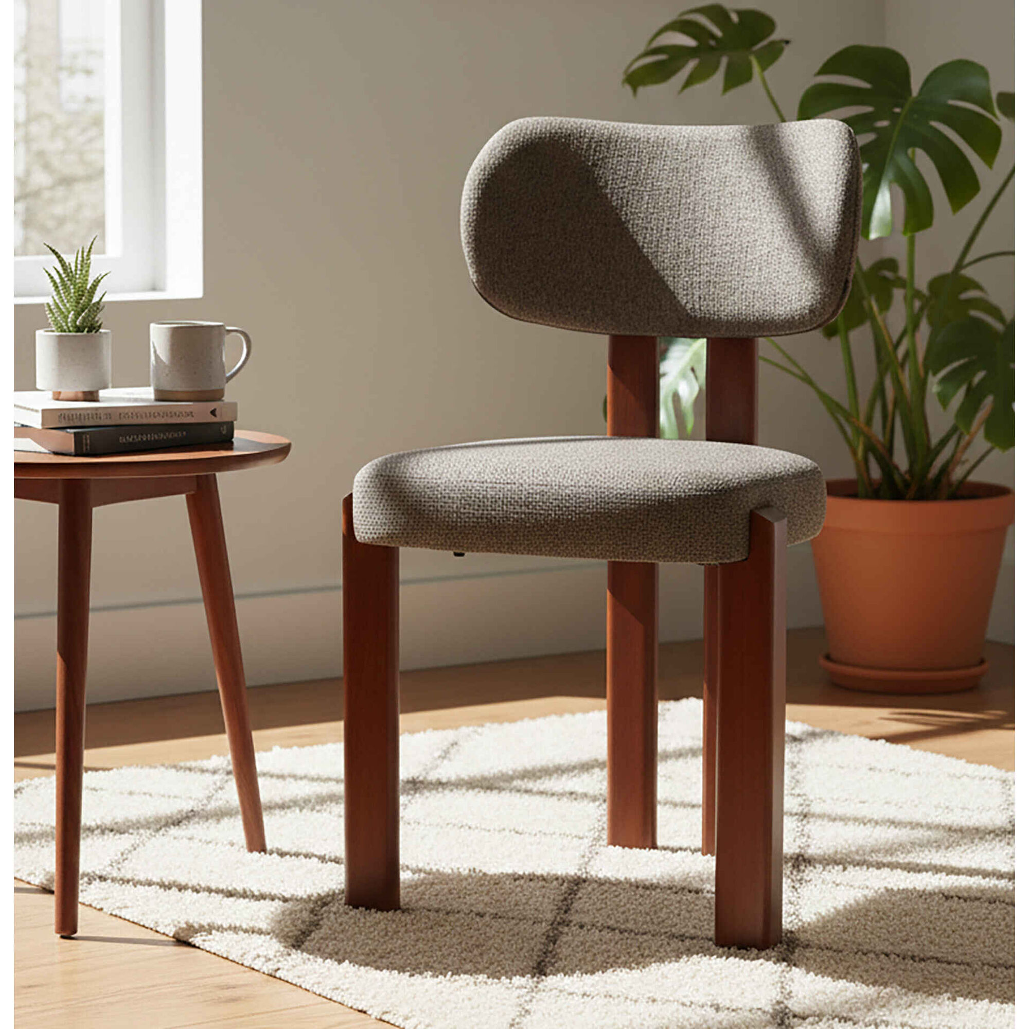 Cadeira Fine Taup&eacute; Kasa