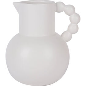 Jarra Asa com Bolas Branca