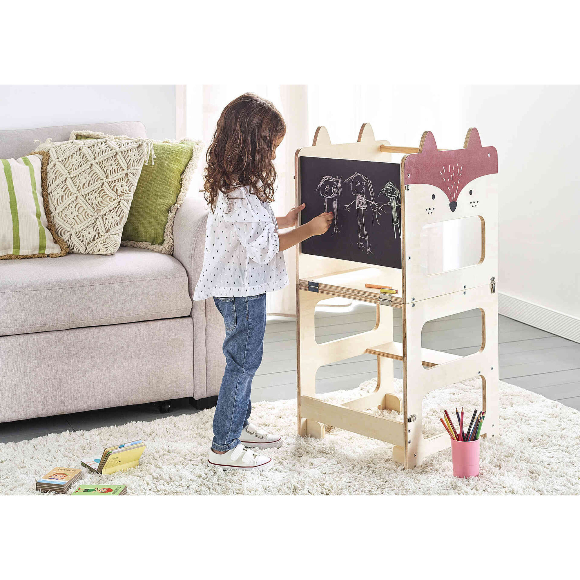 Torre de Aprendizagem 3 em 1 Torre de Aprendizagem 3 em 1