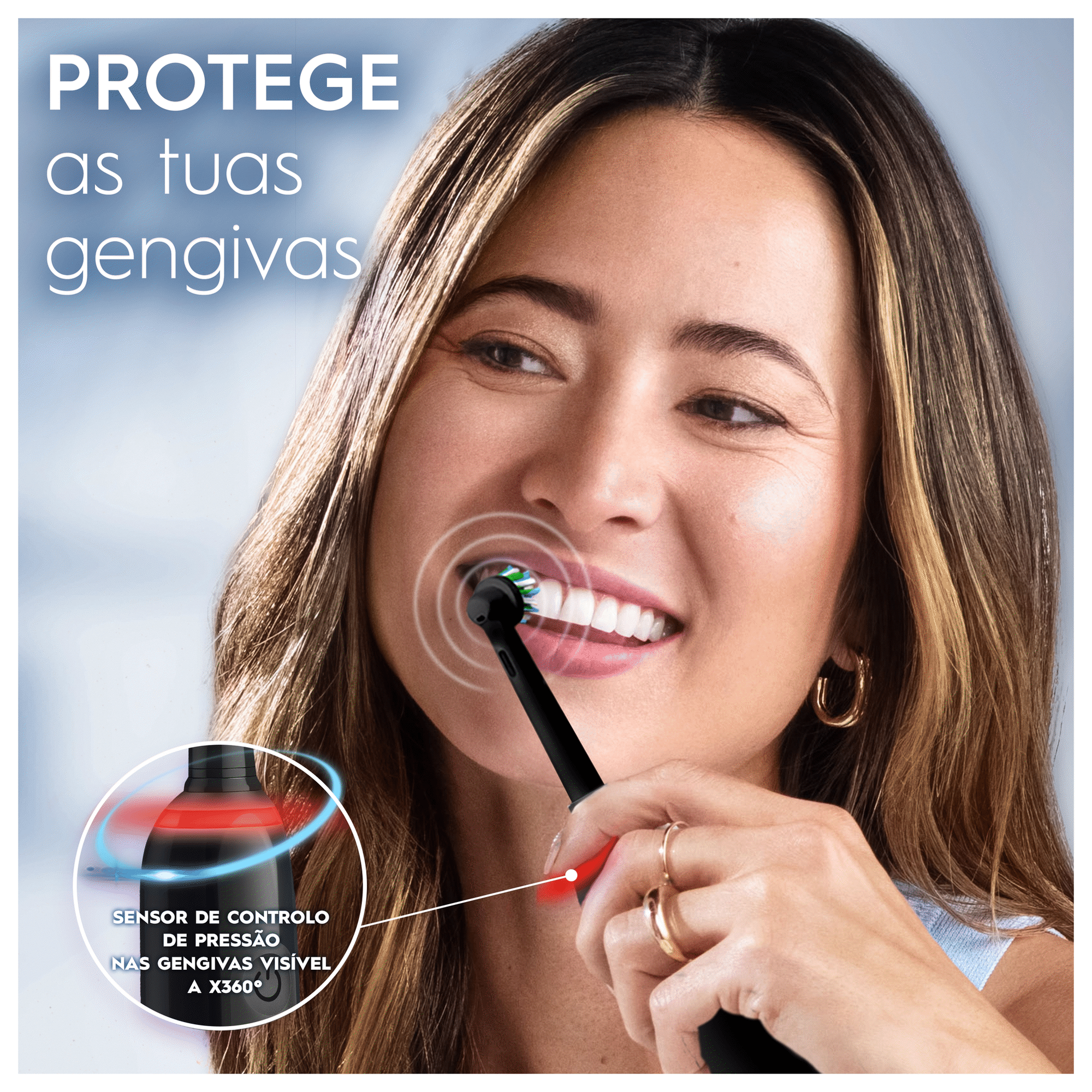 Escova de Dentes Elétrica Pro 3 3500 Preto