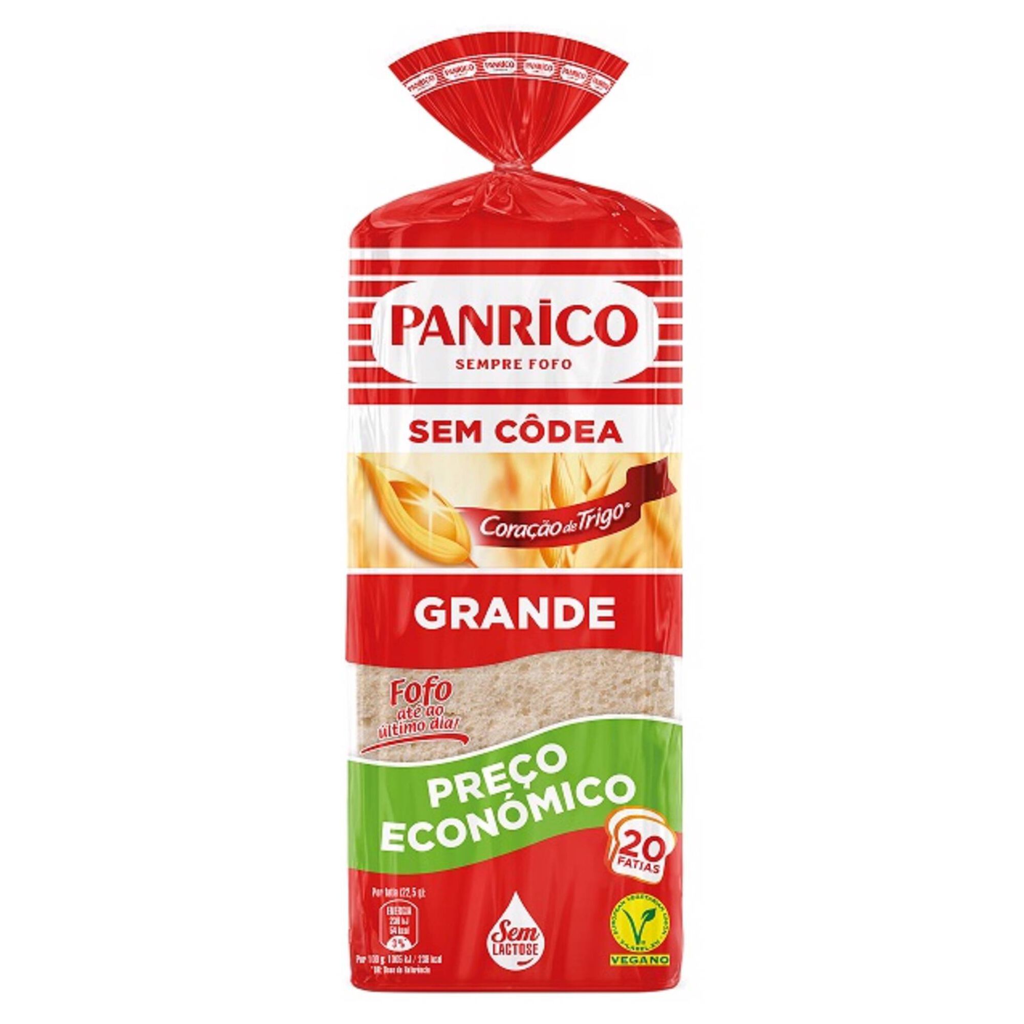 Pão de Forma sem Côdea Grande