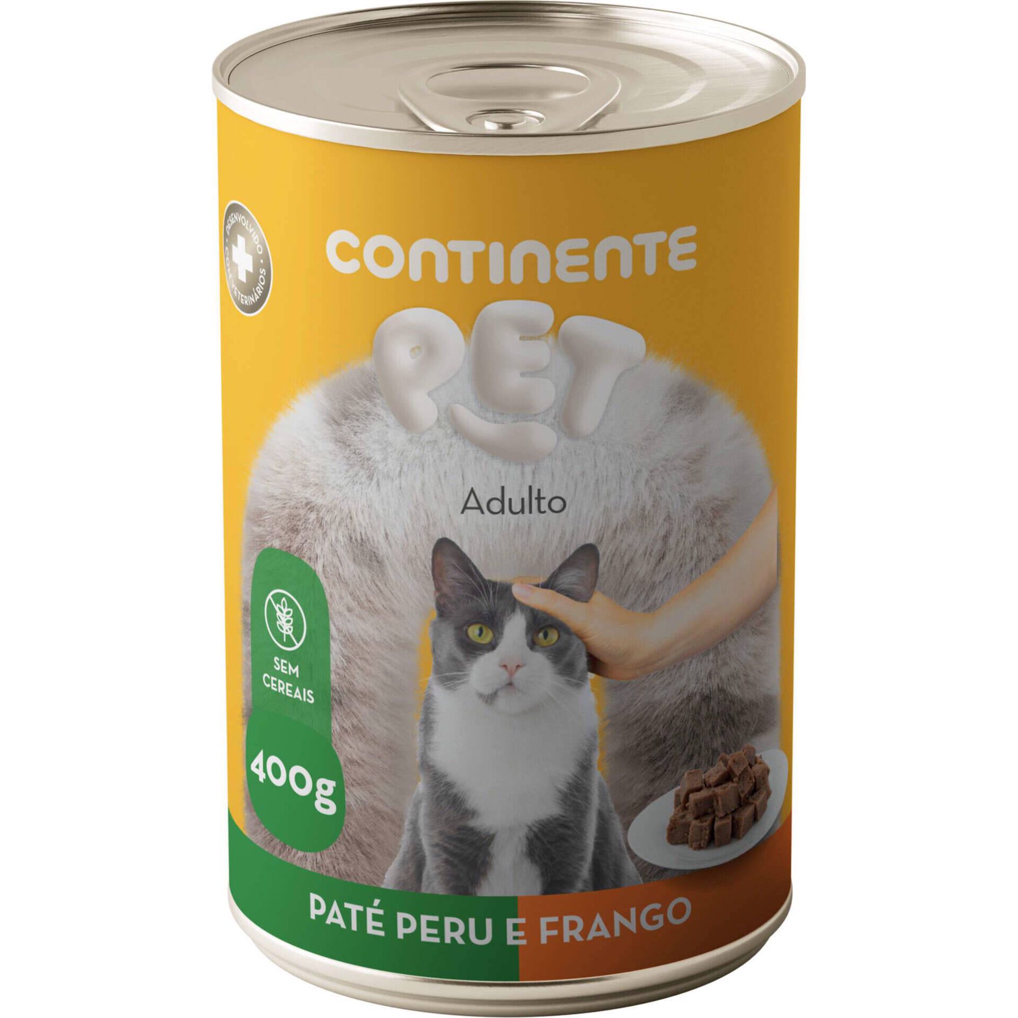 Comida Húmida para Gato Adulto Sem Cereais Paté Peru e Frango Comida Húmida para Gato Adulto Sem Cereais Paté Peru e Frango