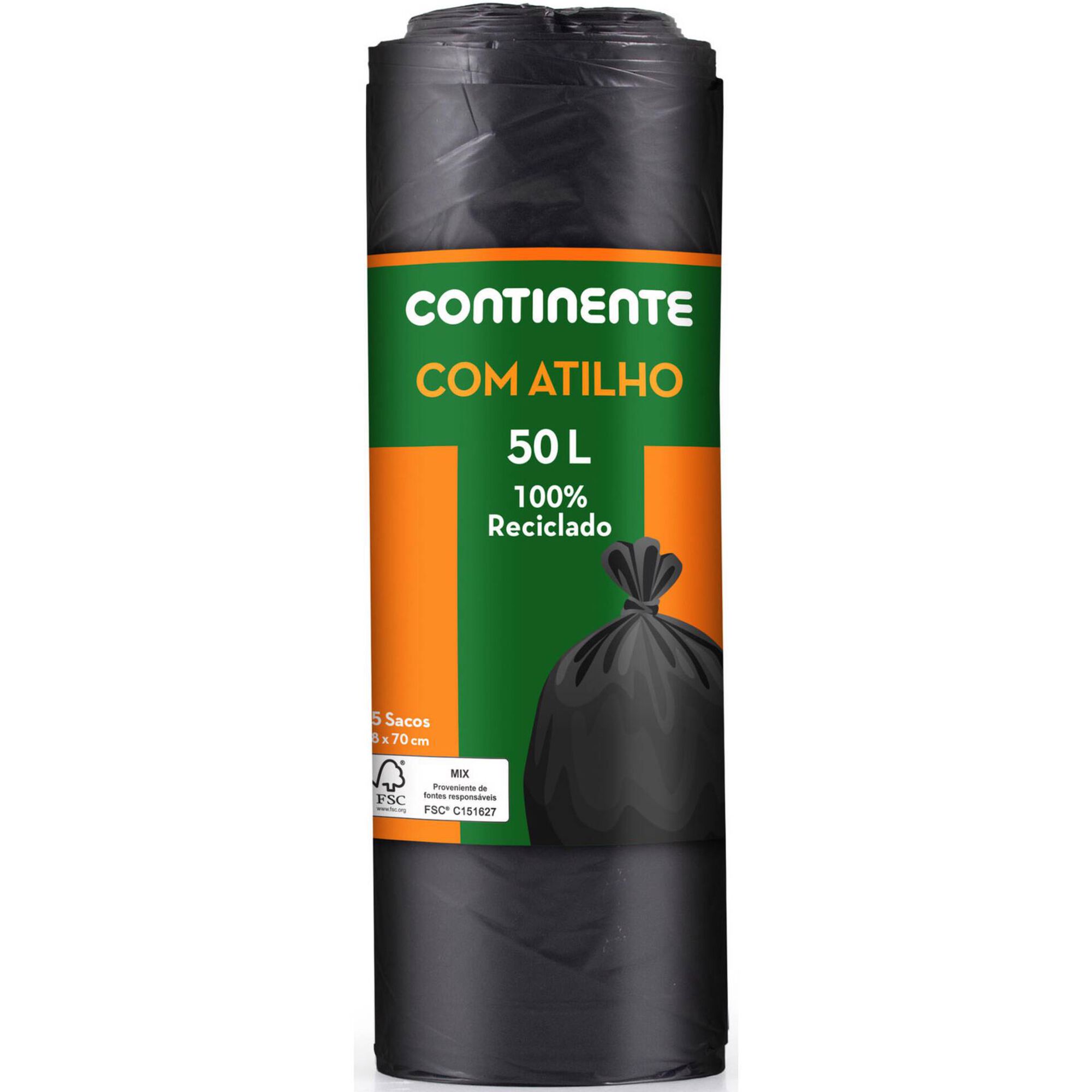 Sacos Lixo com Atilho 50 lt