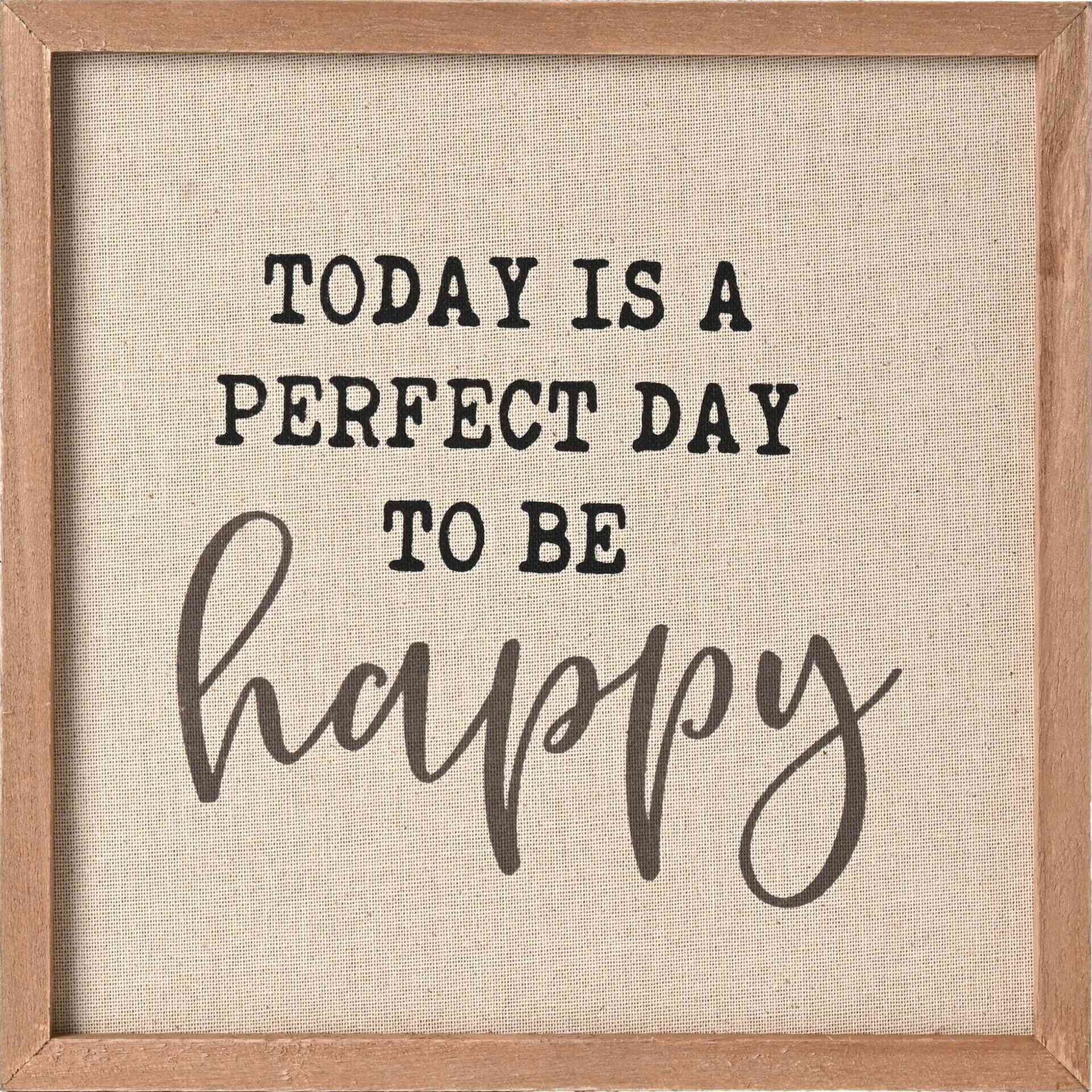 Placa Decorativa Be Happy