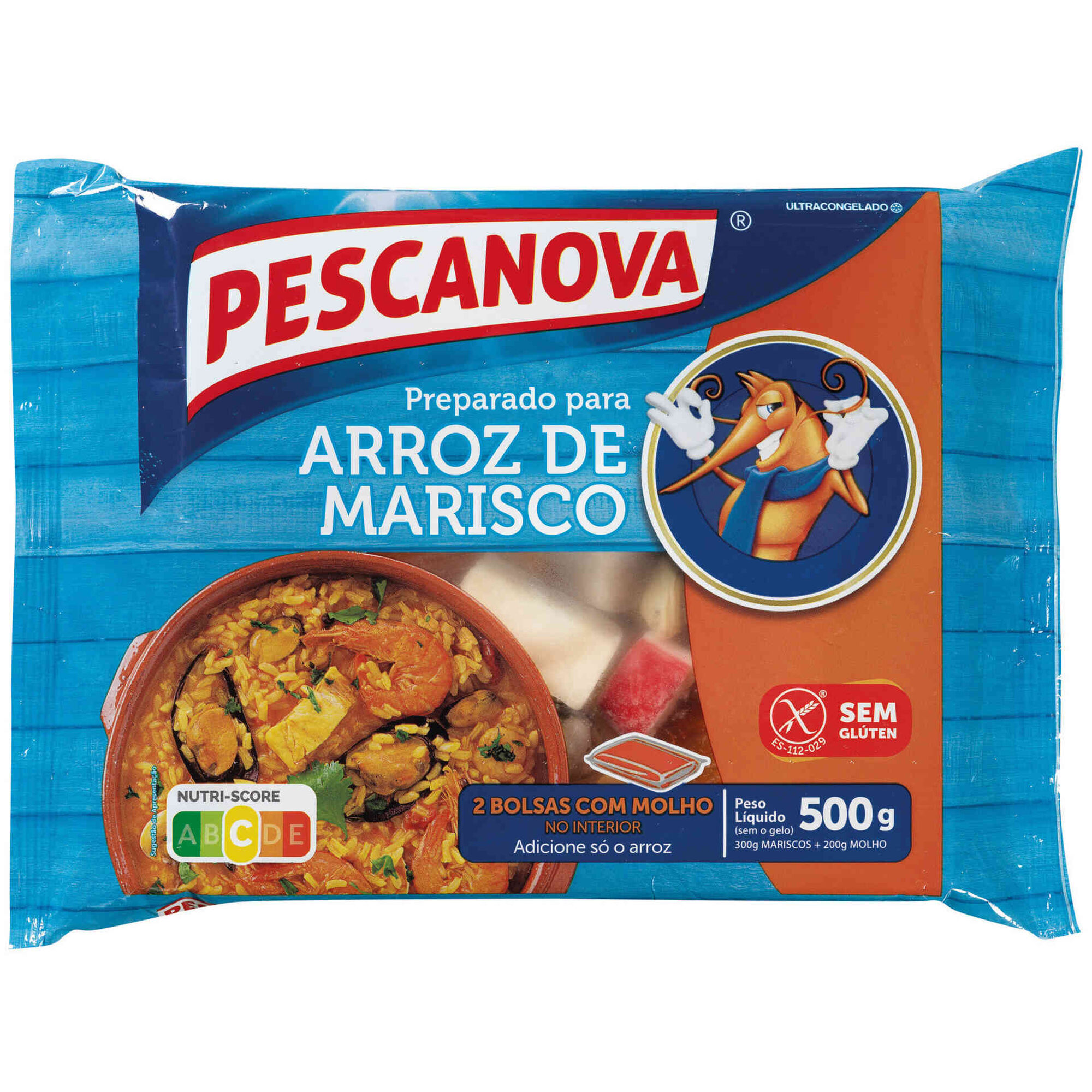 Preparado para Arroz de Marisco sem Glúten Congelado Preparado para Arroz de Marisco sem Glúten Congelado