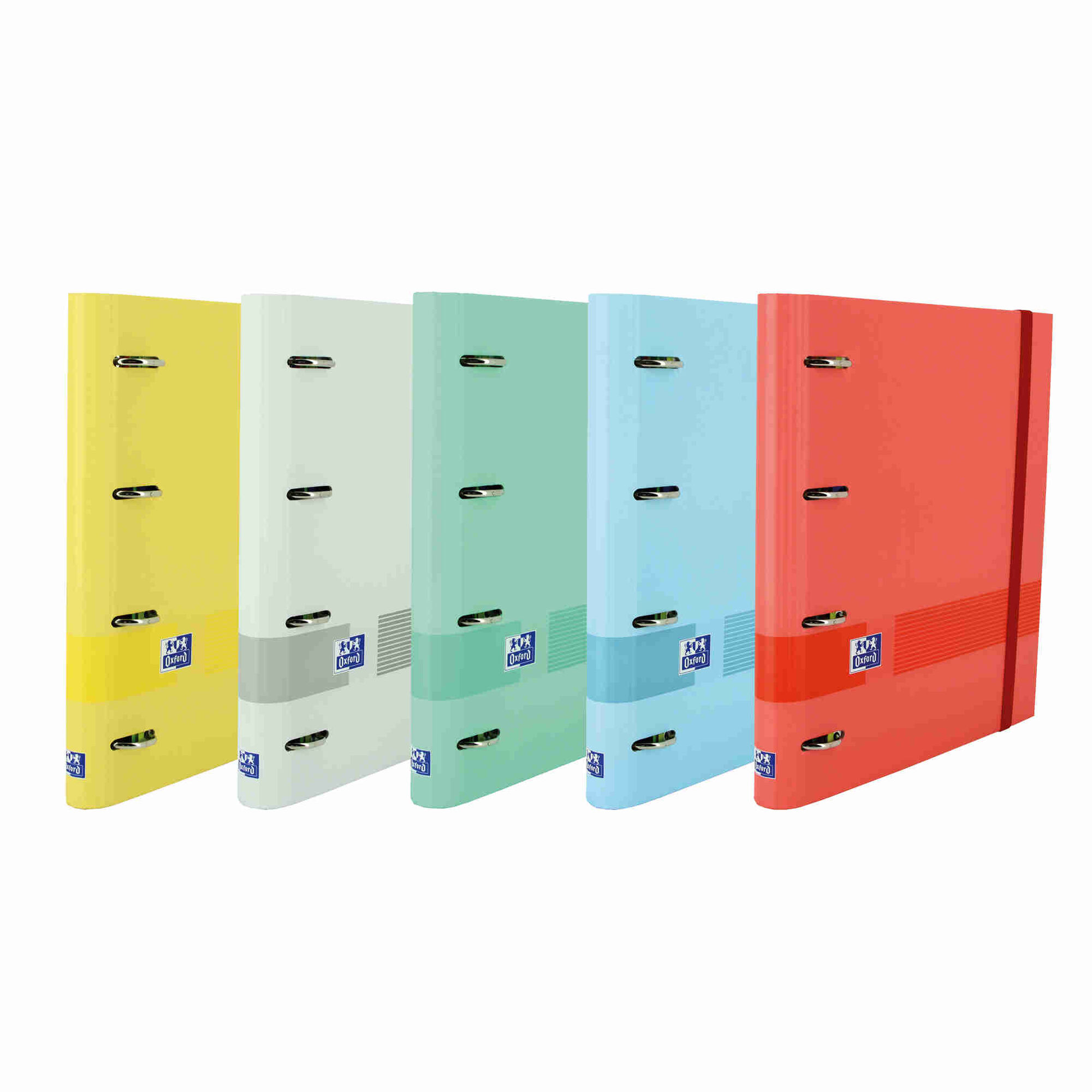 Pasta de Arquivo A4 Lombada Estreita com Recarga e Autocolantes Oxford & You (várias cores)