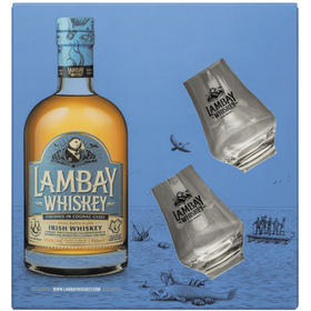 Whisky Lambay Small Batch Com 2 Copos