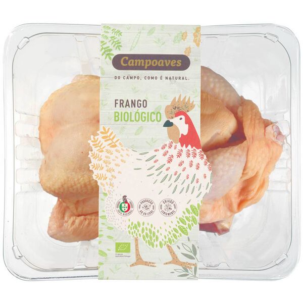 Frango Inteiro com Miúdos Biológico Campoaves