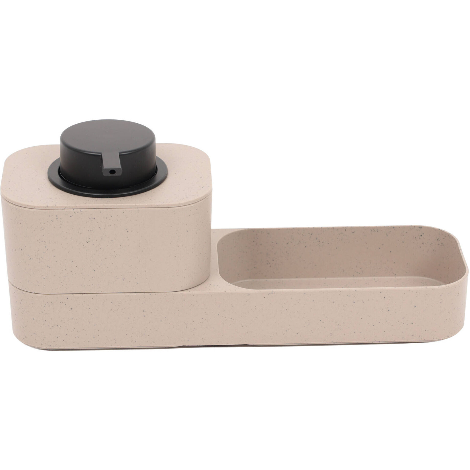 Conjunto Organizador e Saboneteira Bege Kasa