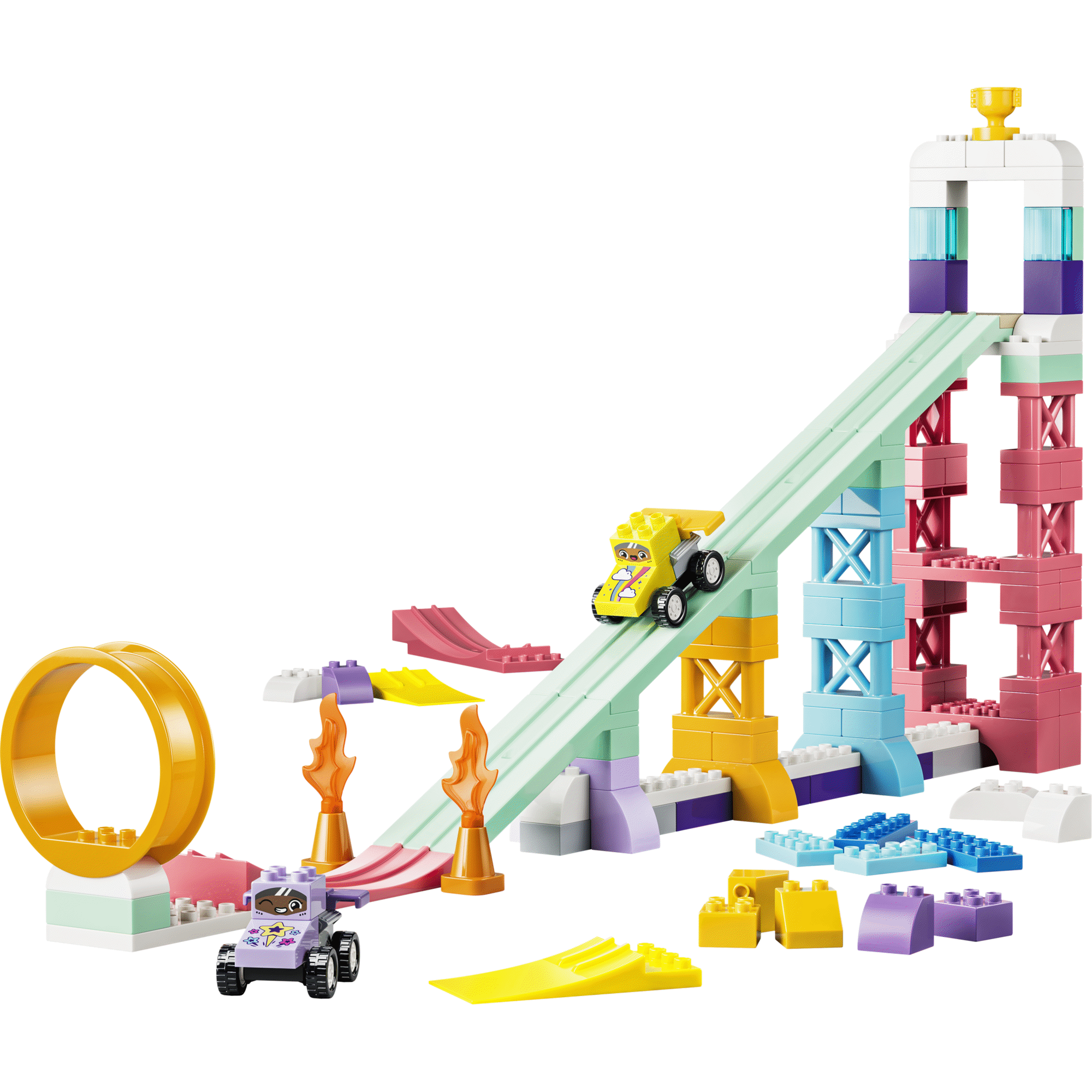 LEGO Duplo - Rampas Criativas com Ve&iacute;culos 3 em 1 - 10478