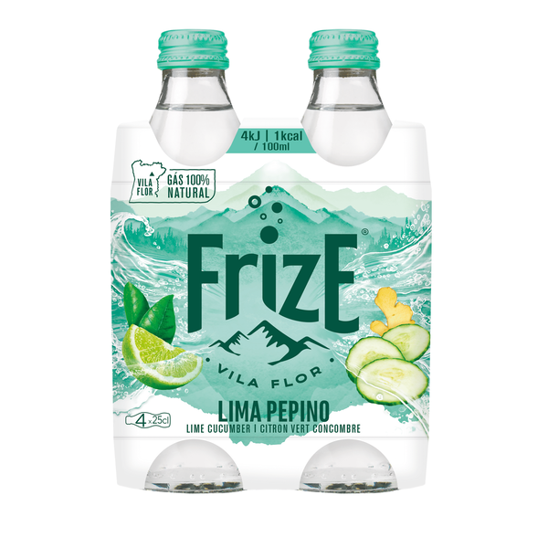 Água com Gás Lima, Pepino e Gengibre Frize