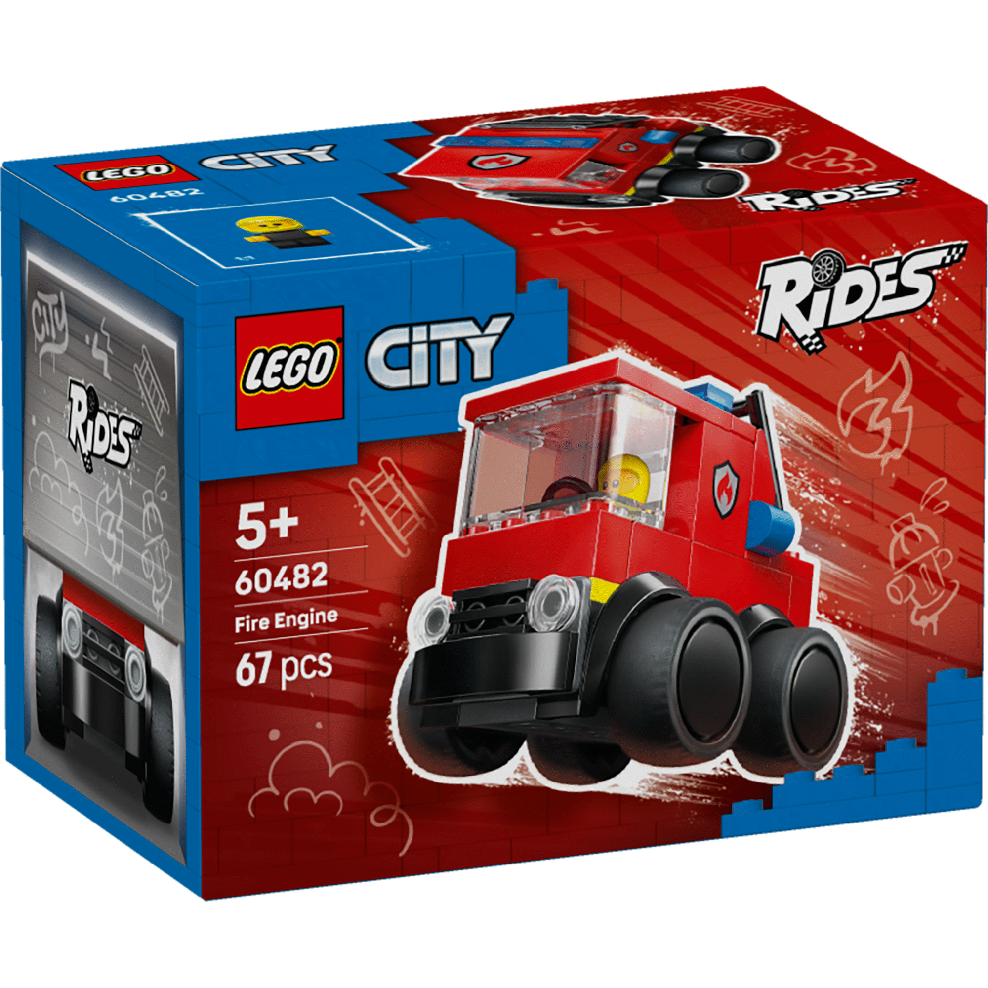 LEGO City - Ve&iacute;culos &ndash; Cami&atilde;o dos Bombeiros - 60482