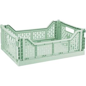 Cesto Dobr&aacute;vel 15L Verde