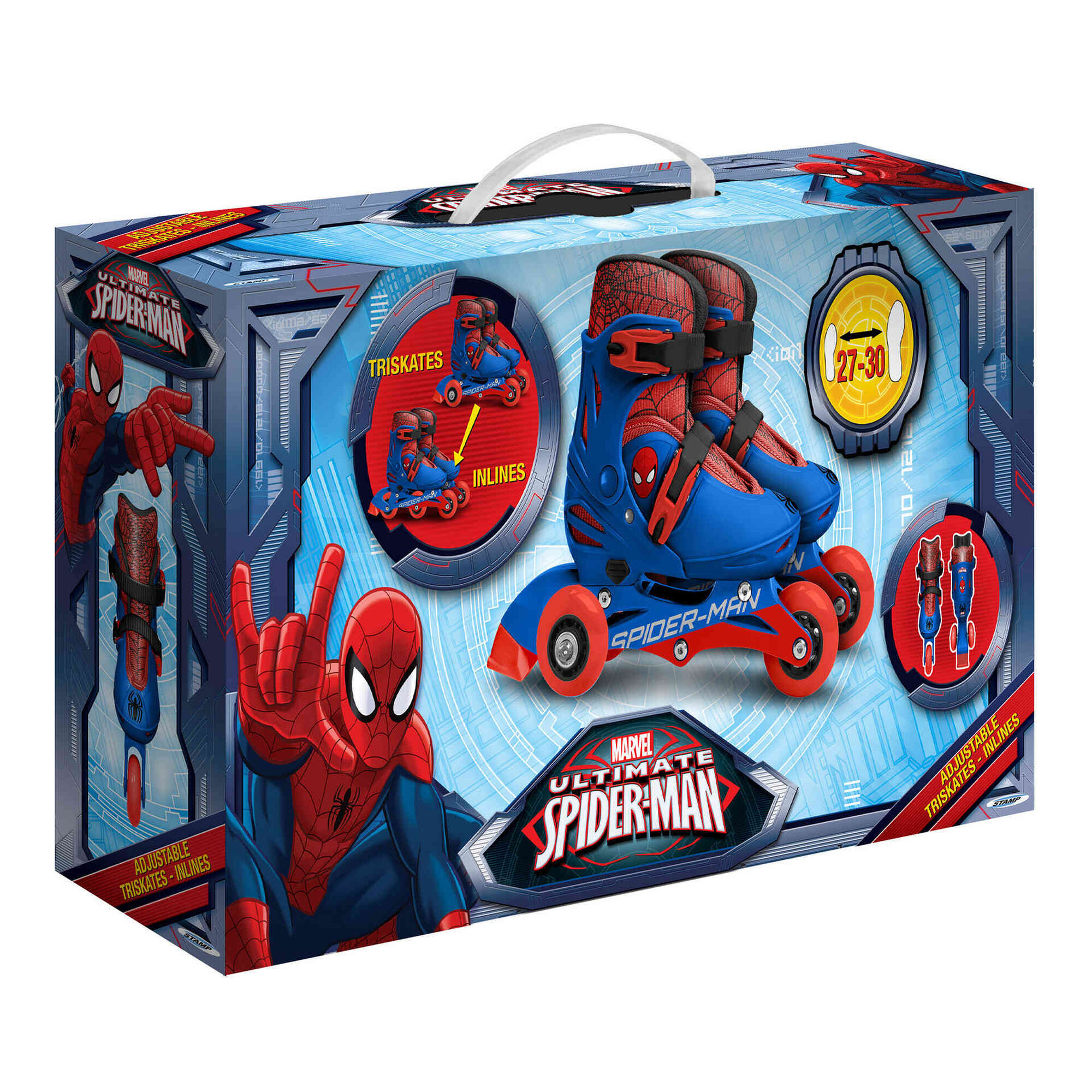 Patins 3 Rodas 27-30 Spider-Man