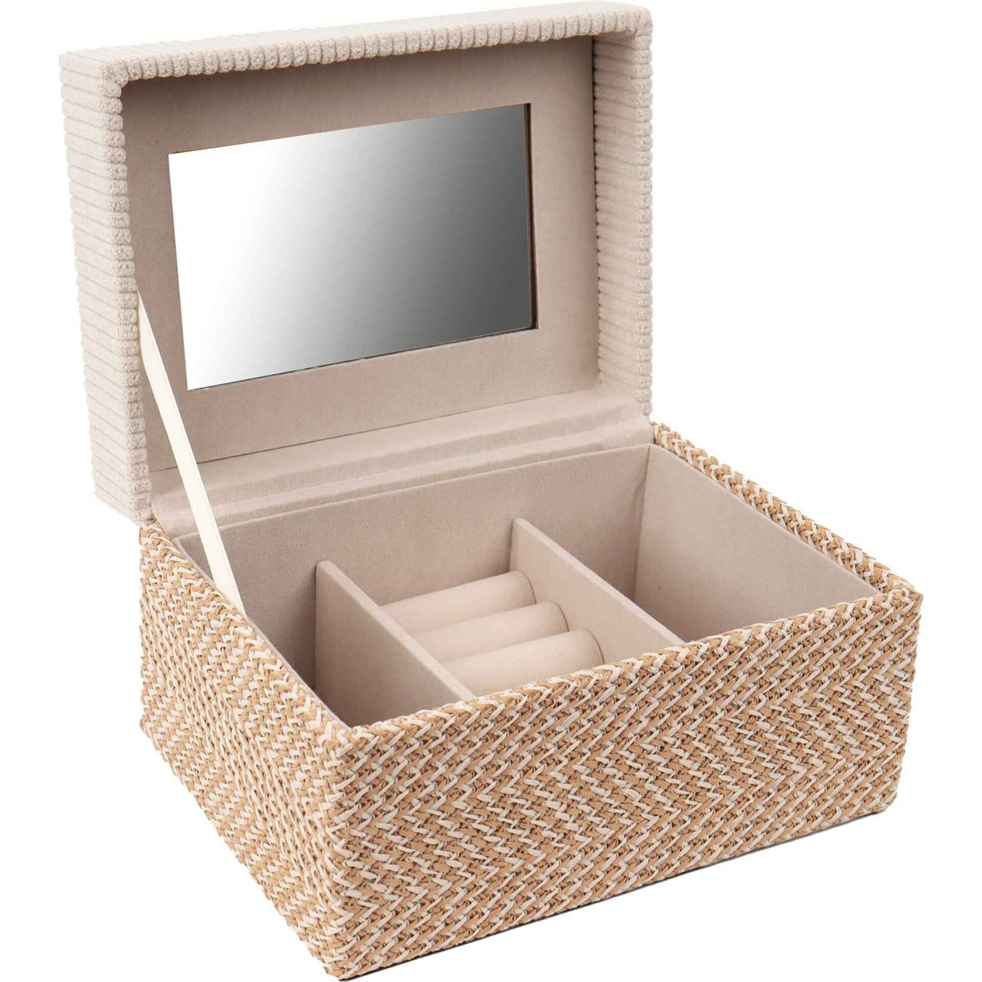 Porta-joias Tecido 1 Divisória