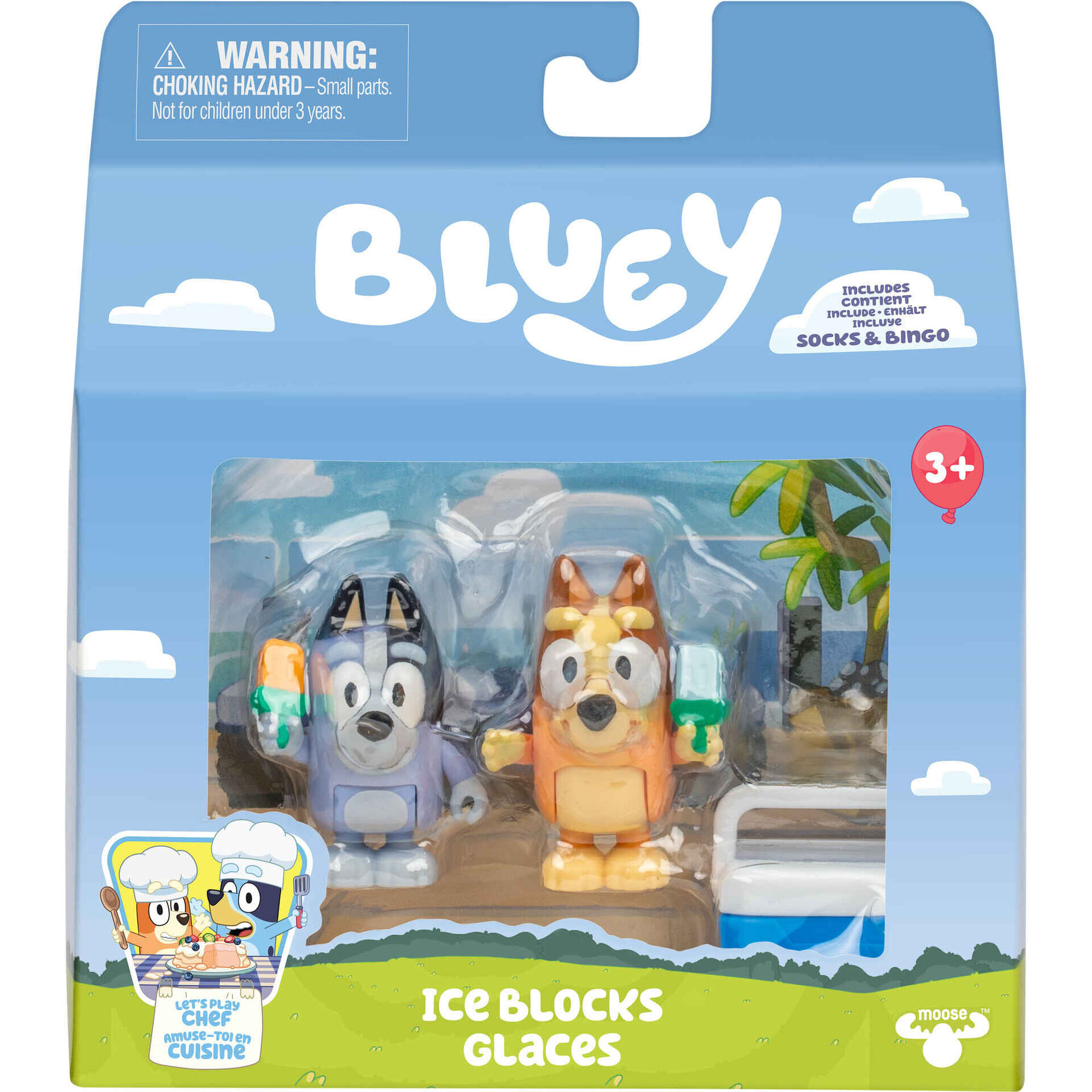 Bluey - Pack 2 Figuras Chef