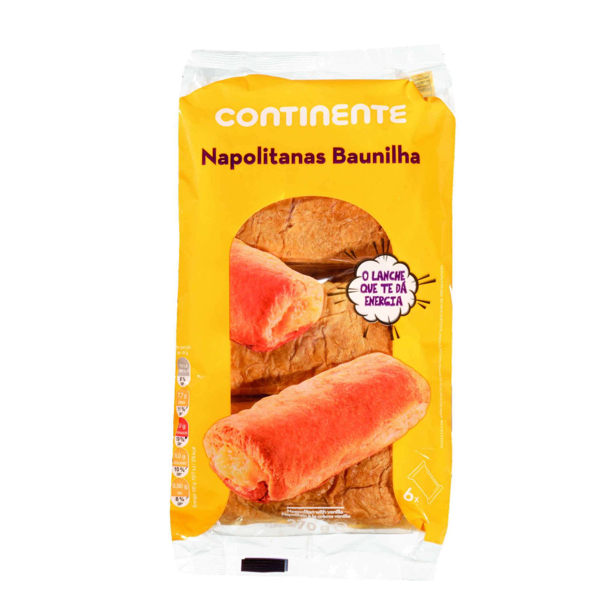 Napolitanas de Baunilha
