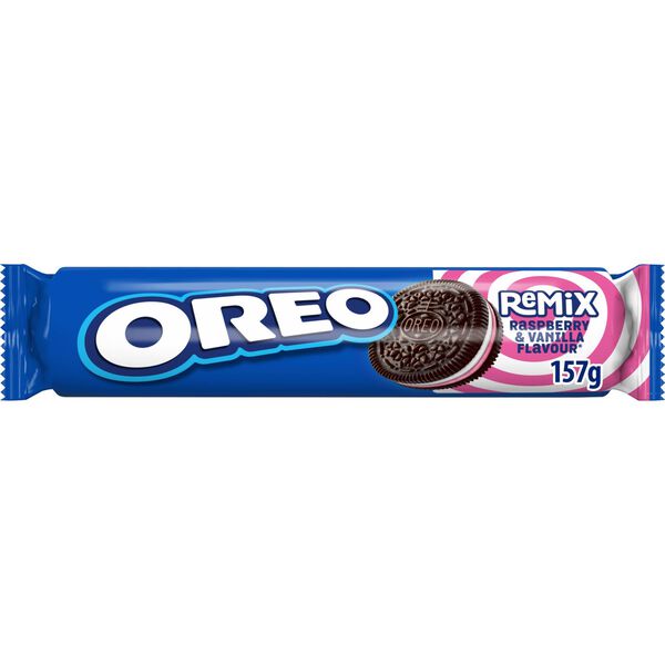 Bolachas com Recheio de Framboesa Baunilha Remix Oreo