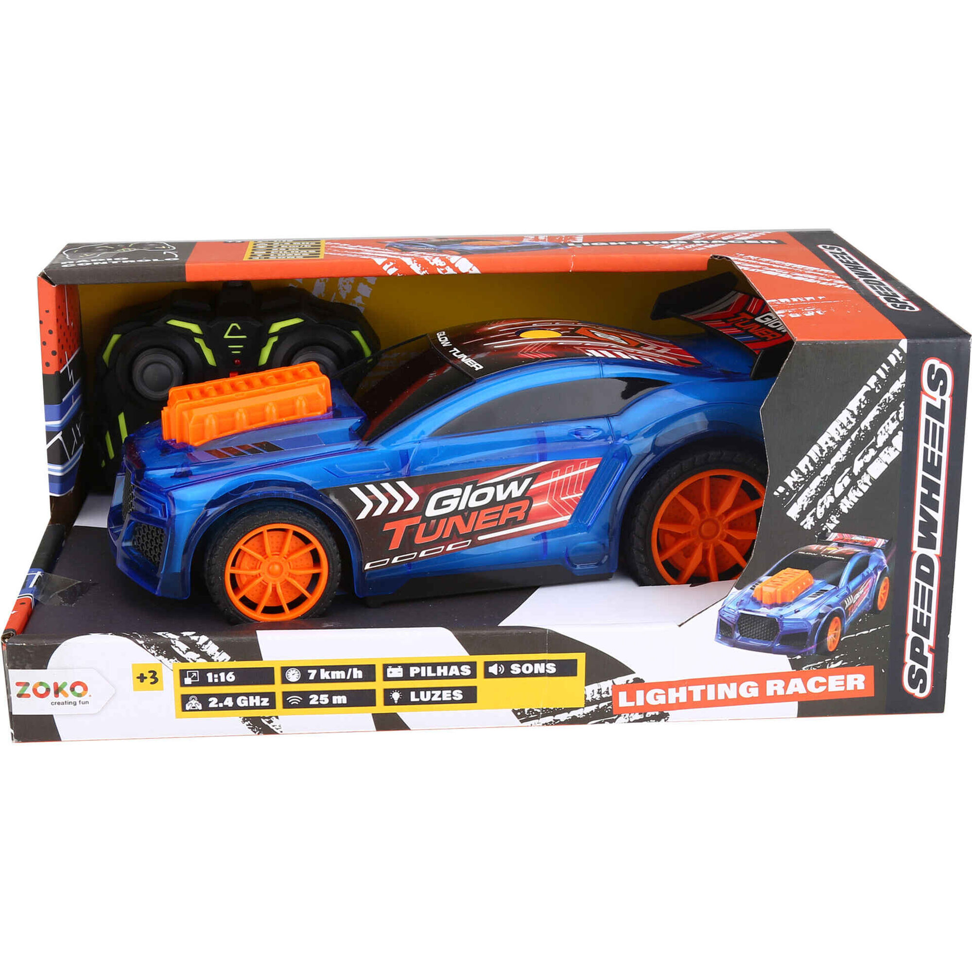 Zoko Speed Wheels - Racing Lighting Shifting Racer (v&aacute;rias cores)