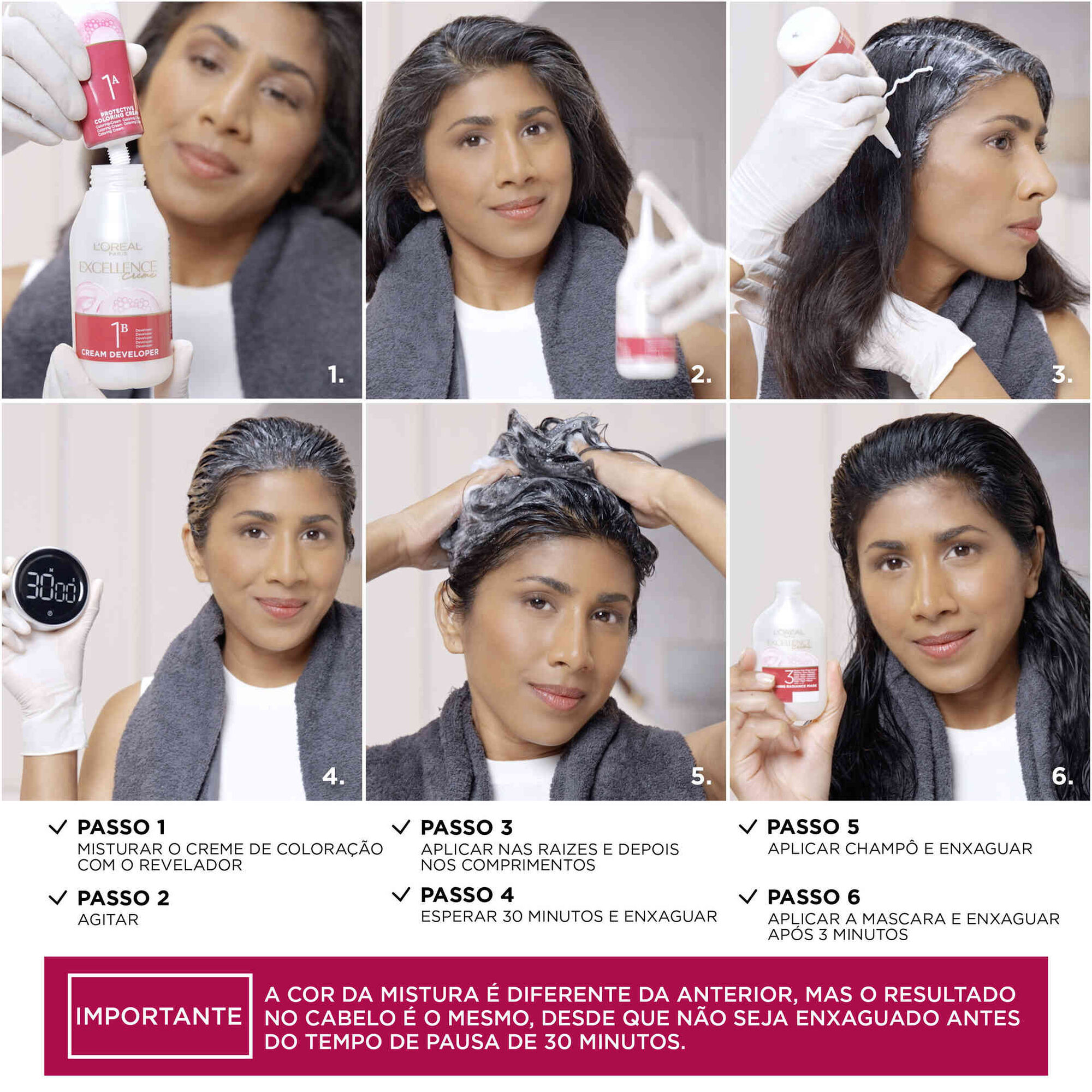 Coloração Permanente Excellence Creme Louro 7