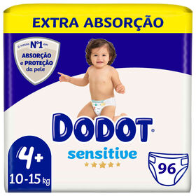 Fraldas Sensitive Extra 10-15kg T4+