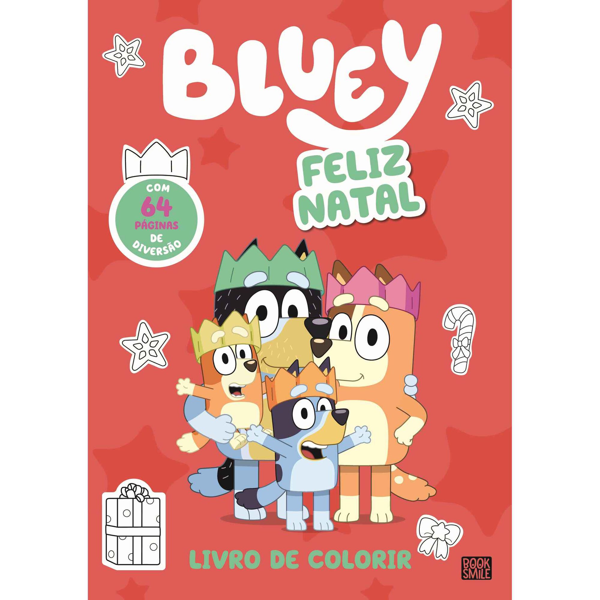 Bluey - Feliz Natal (Livro de Colorir)