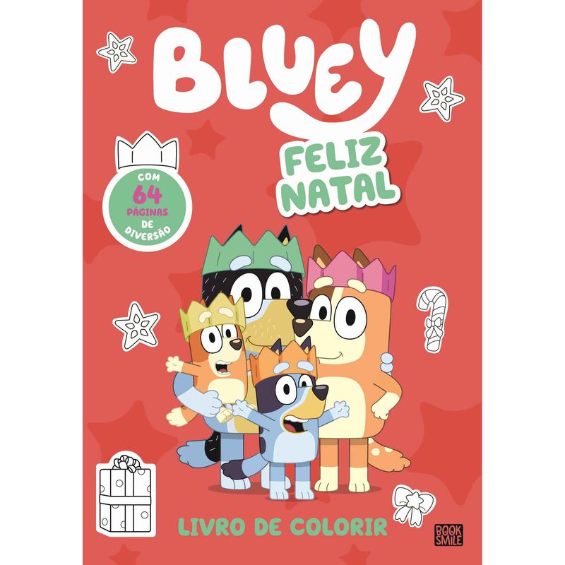 Bluey - Feliz Natal (Livro de Colorir)