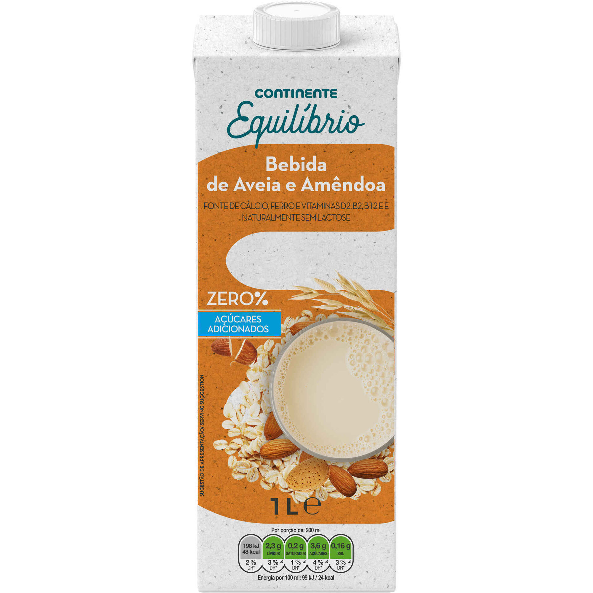 Bebida Vegetal Aveia e Amêndoa