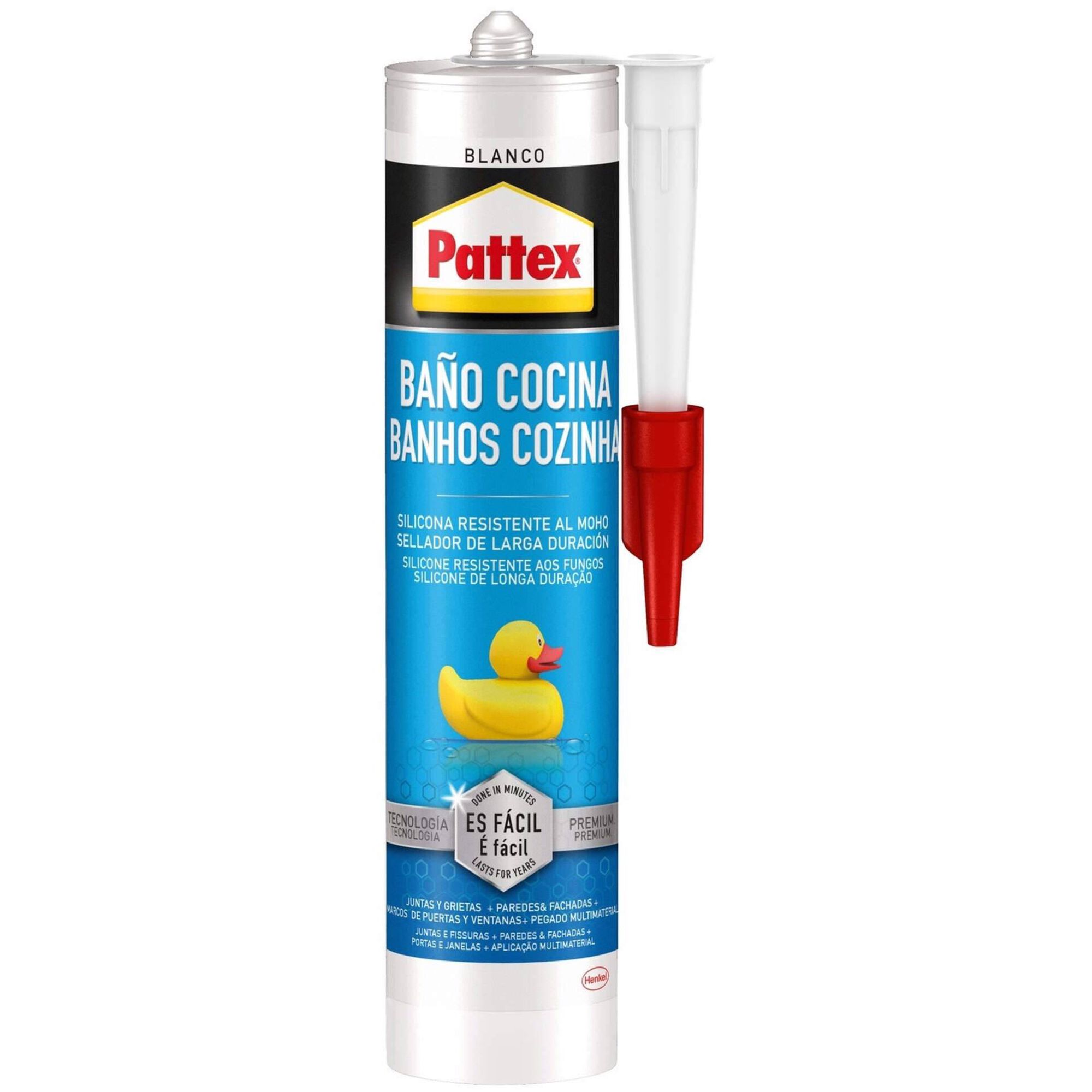 Silicone Banhos e Cozinha Branco Transparente 280ml Silicone Banhos e Cozinha Branco Transparente 280ml