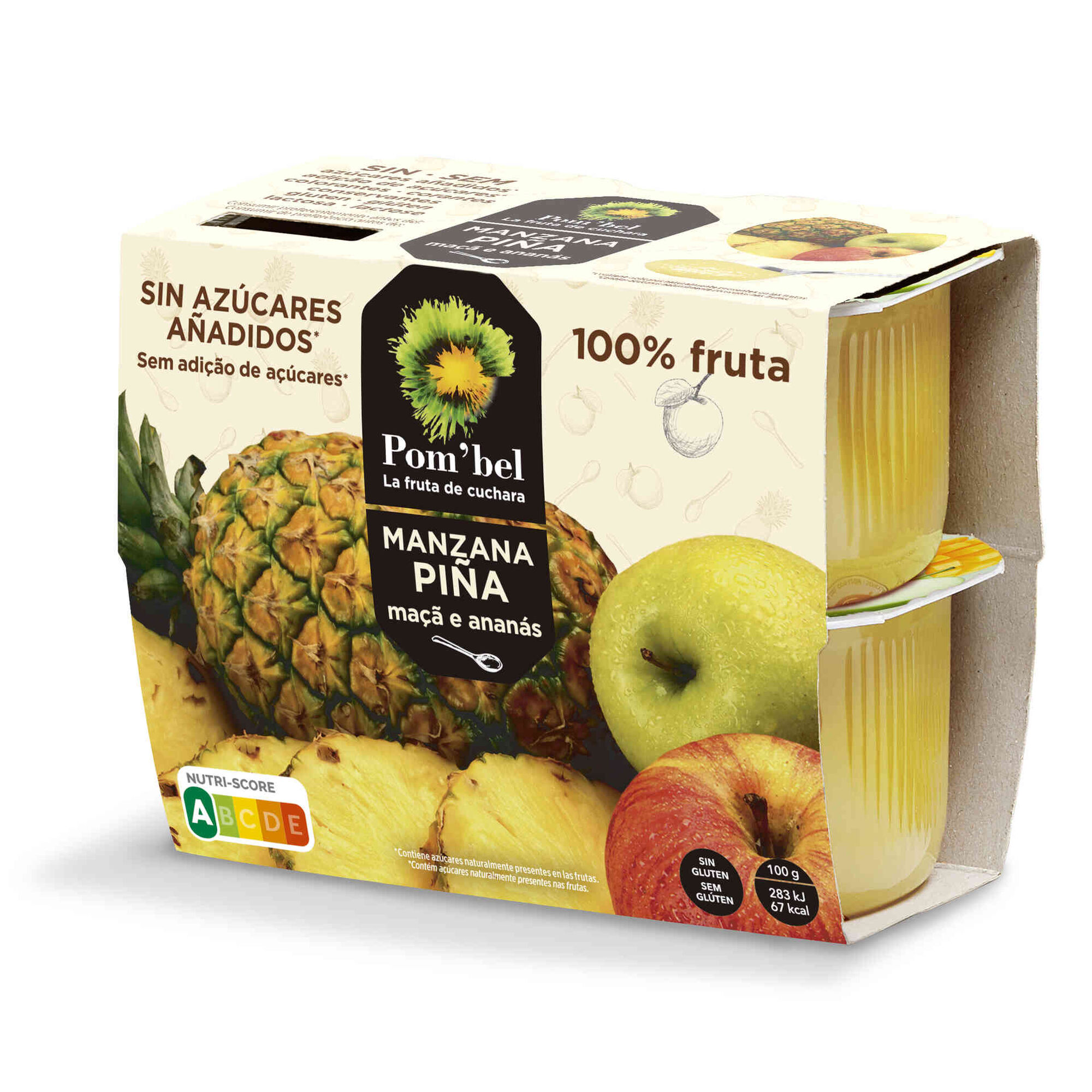 Puré de Maçã e Ananás