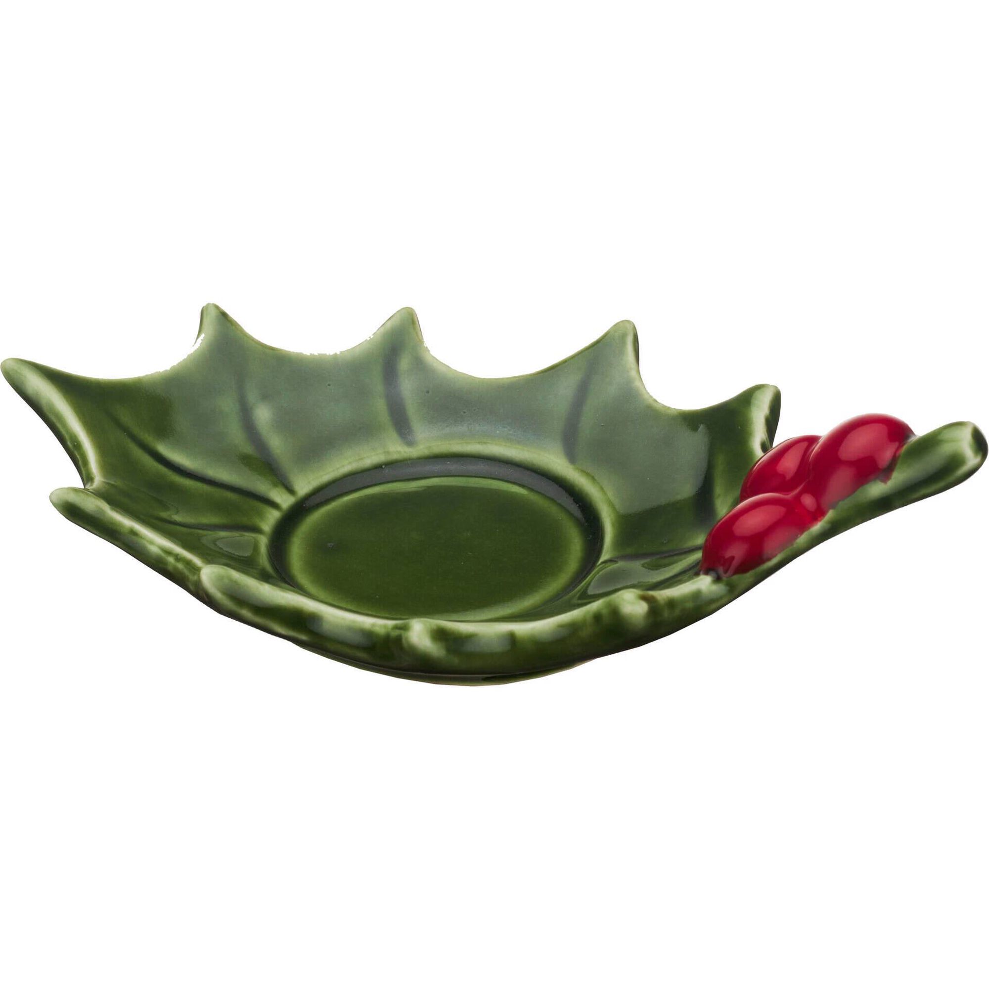 Suporte Tealight Azevinho Cer&acirc;mica Kasa