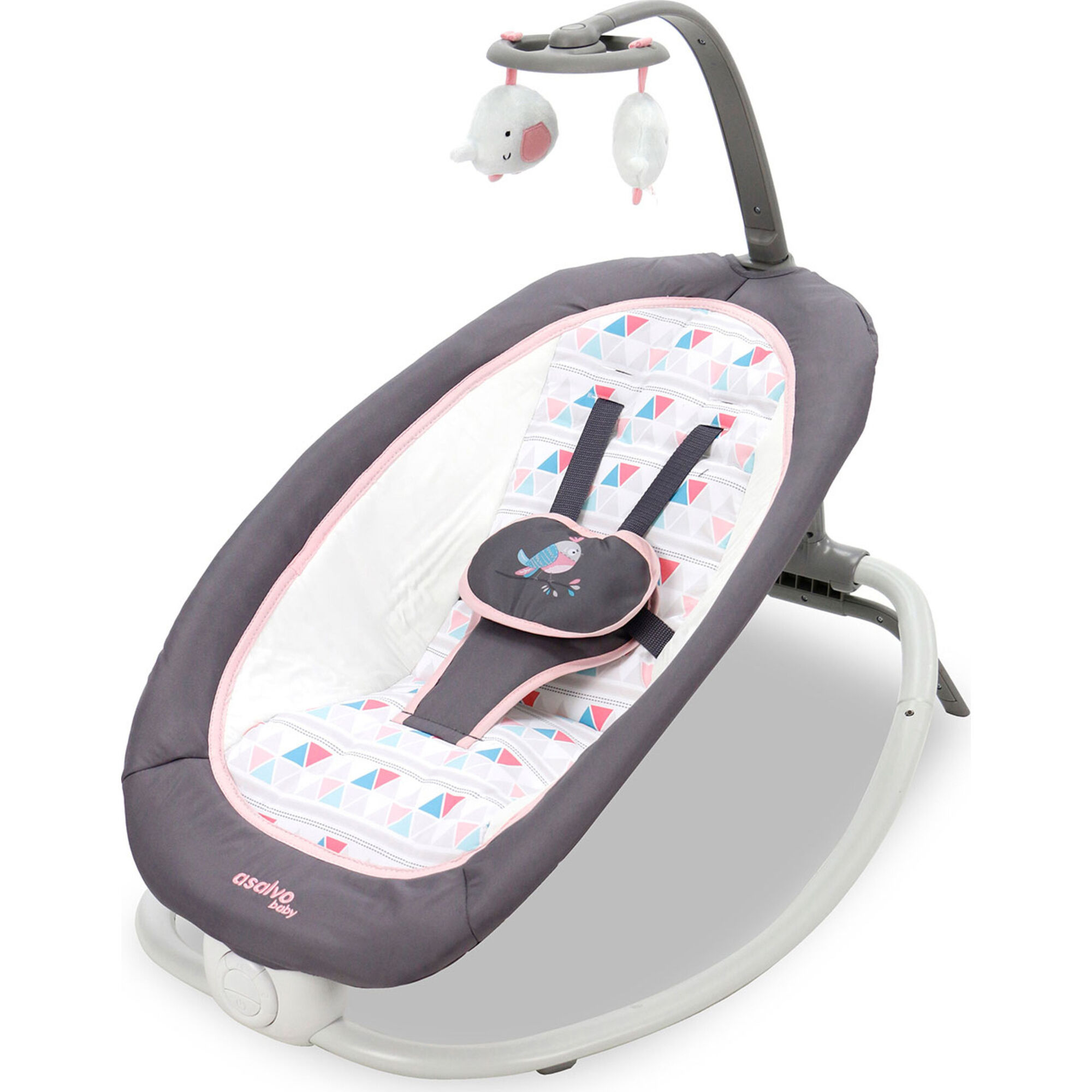 Cadeira de Repouso com Vibração e Música Rosa Fold Hamaquita