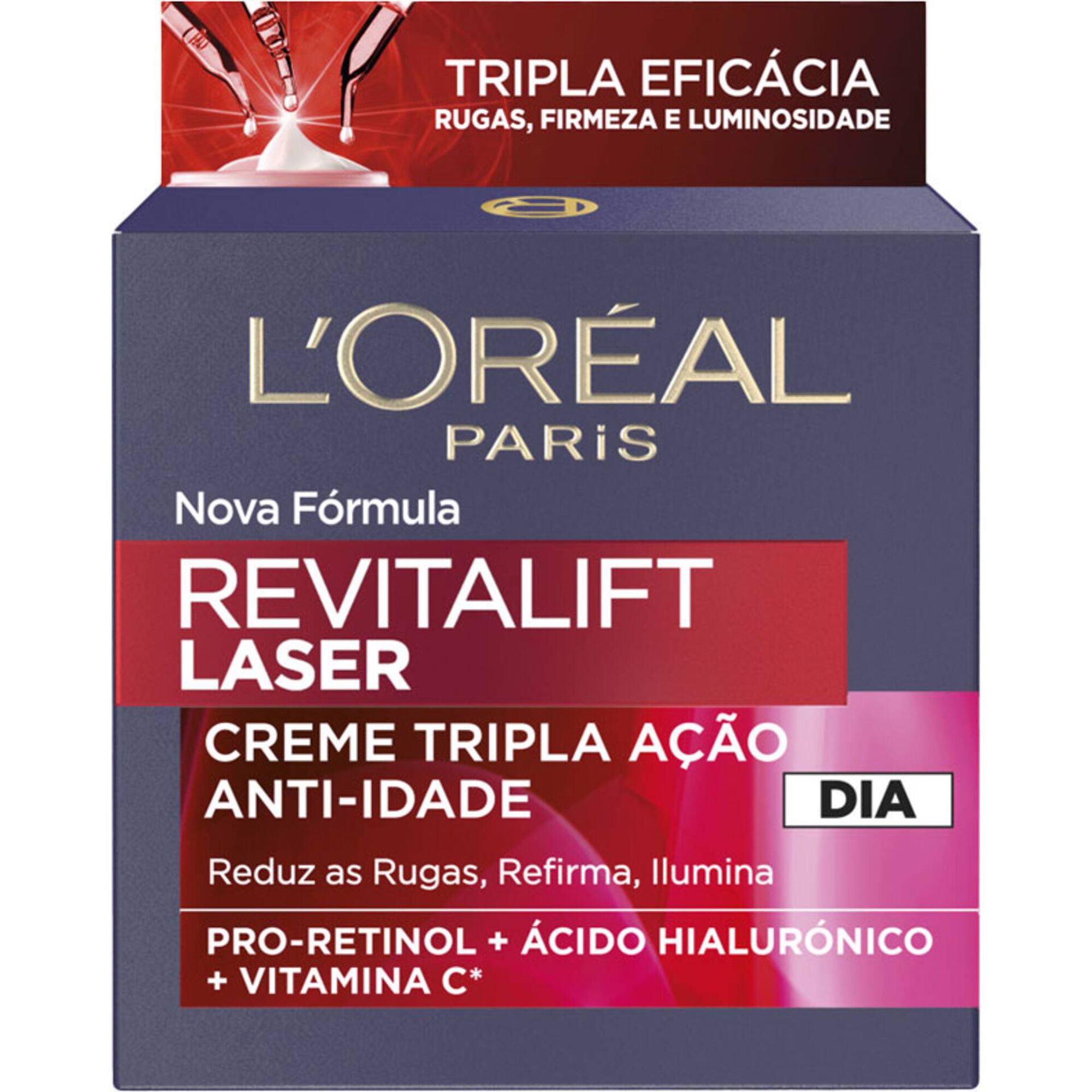Creme de Rosto Dia Revitalift Laser Intensivo 40+