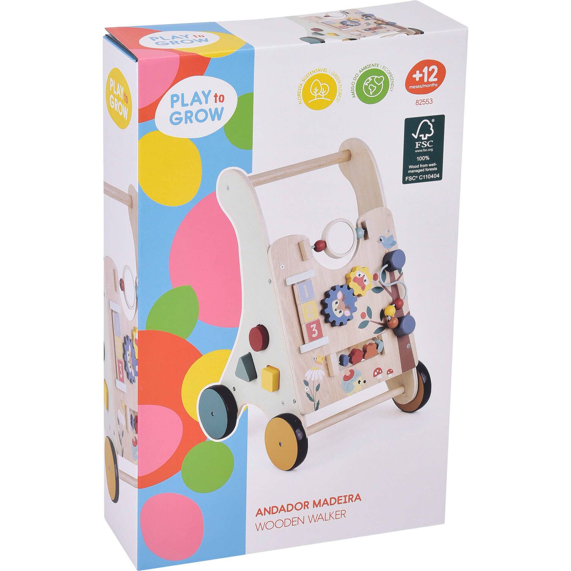 Zoko Play to Grow - Andador de Madeira