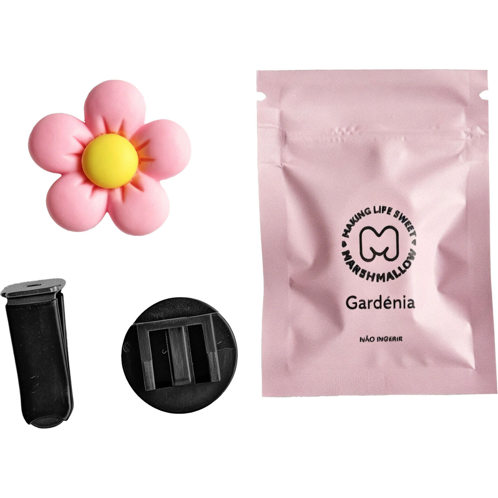 Ambientador Flor Rosa Gard&eacute;nia Marshmallow