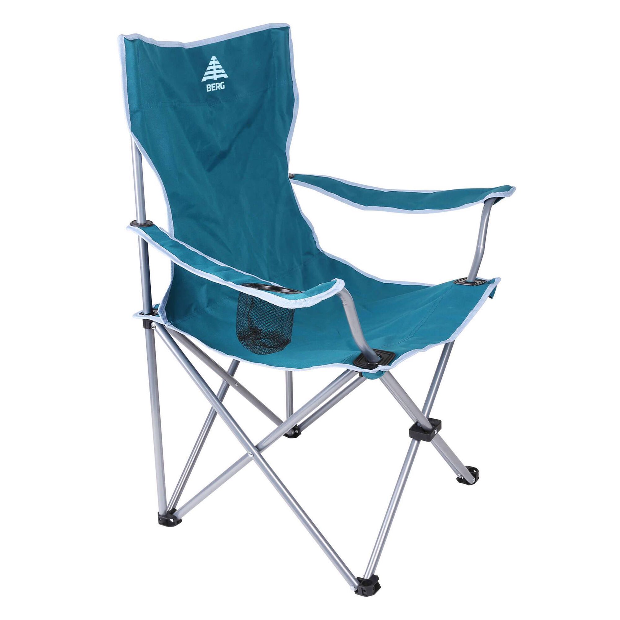 Cadeira com Braço 52x52x89cm Azul