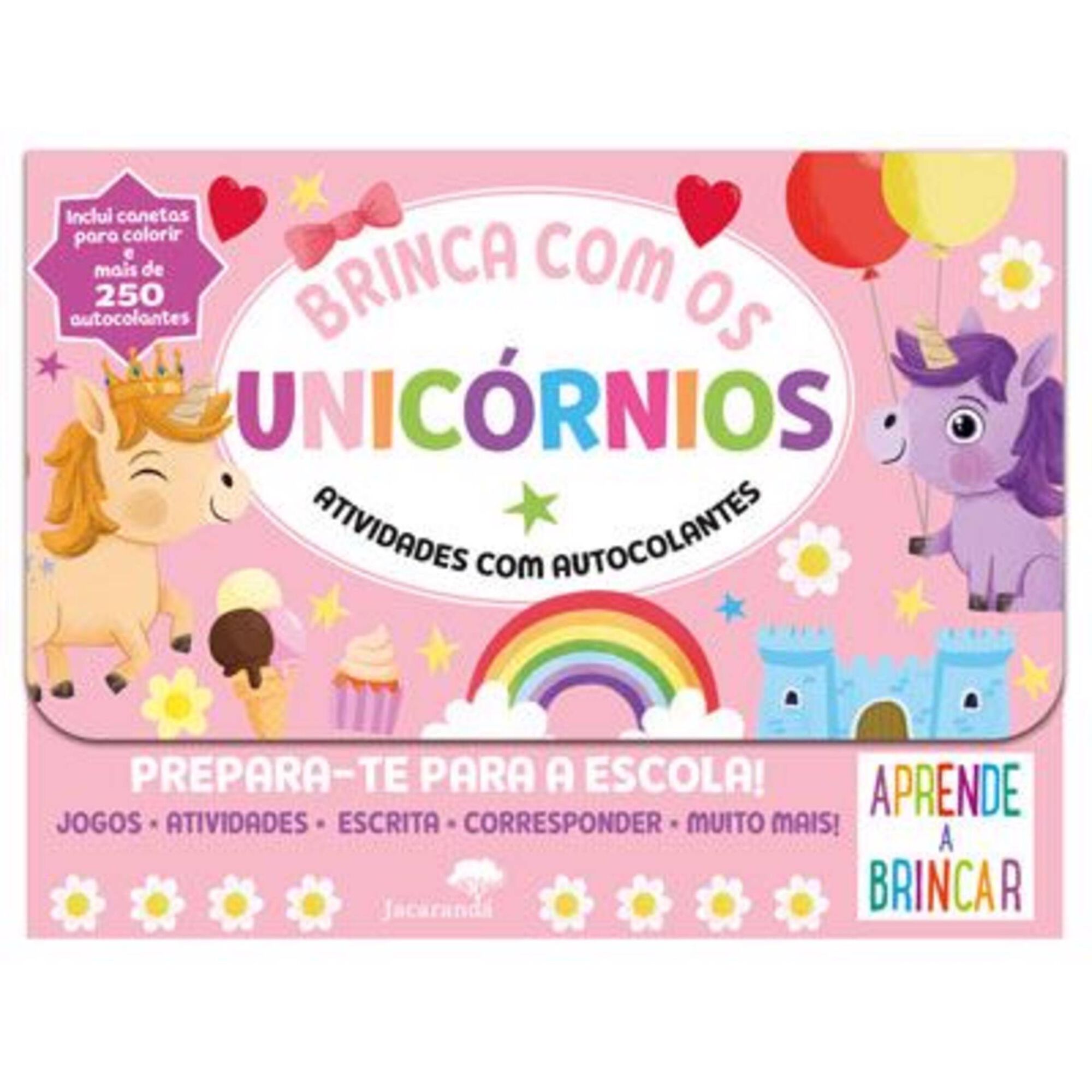 Atividades com Autocolantes - Brinca com os Unicórnios, , hi-res