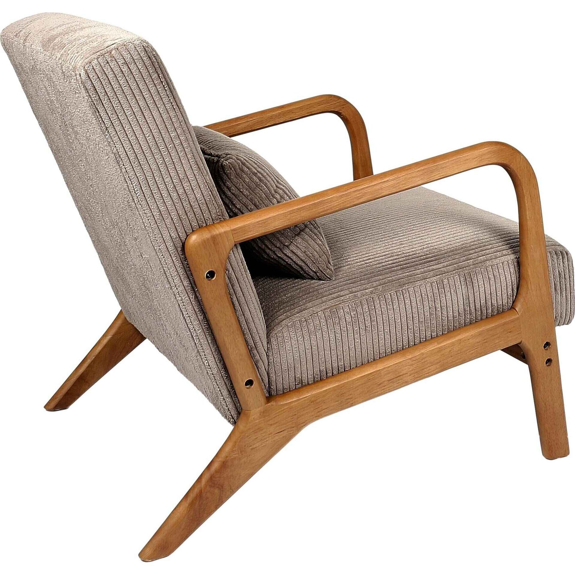 Cadeirão Cotele Scott 83x64x75cm Taupe Cadeirão Cotele Scott 83x64x75cm Taupe