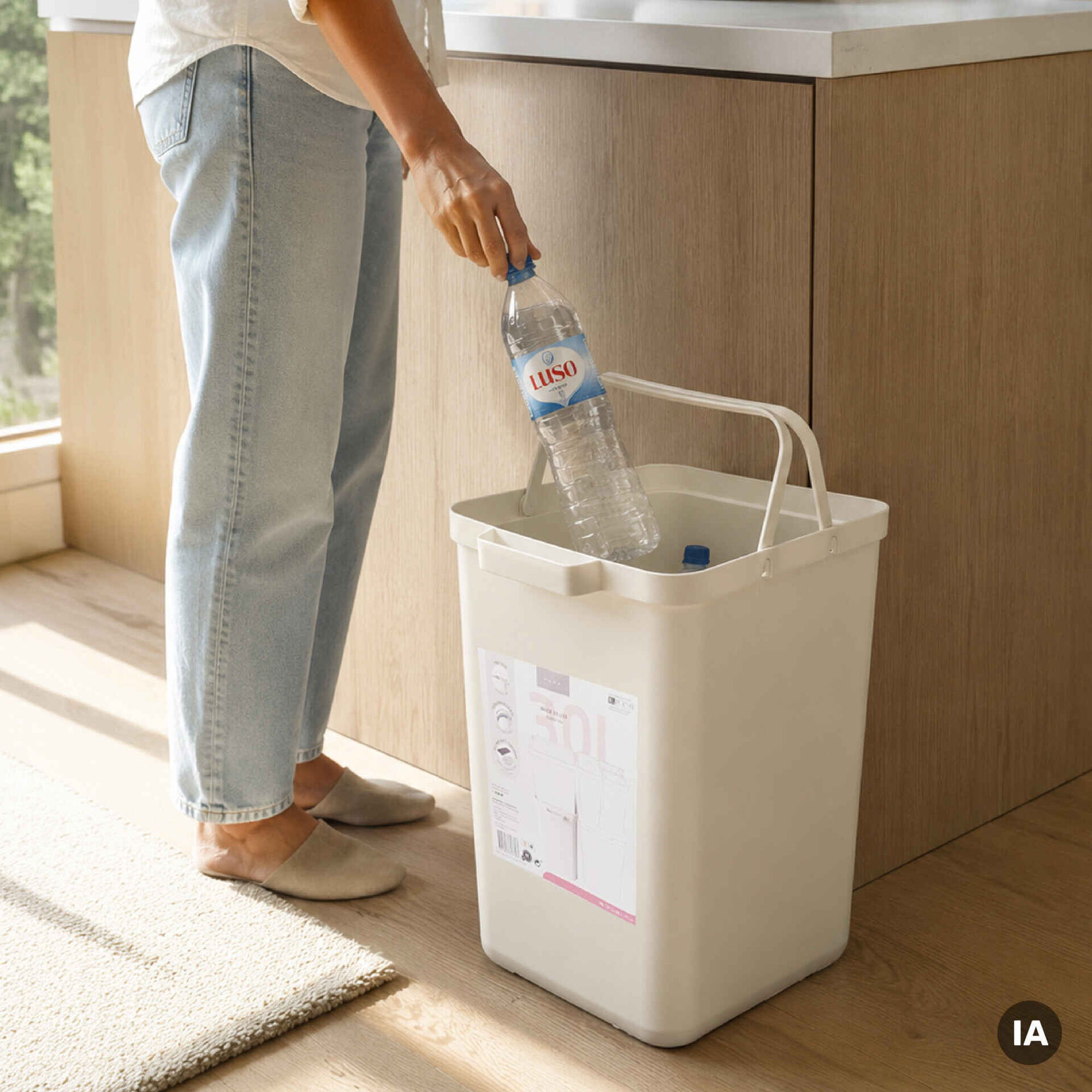 Balde Lixo Eco 30L Kasa