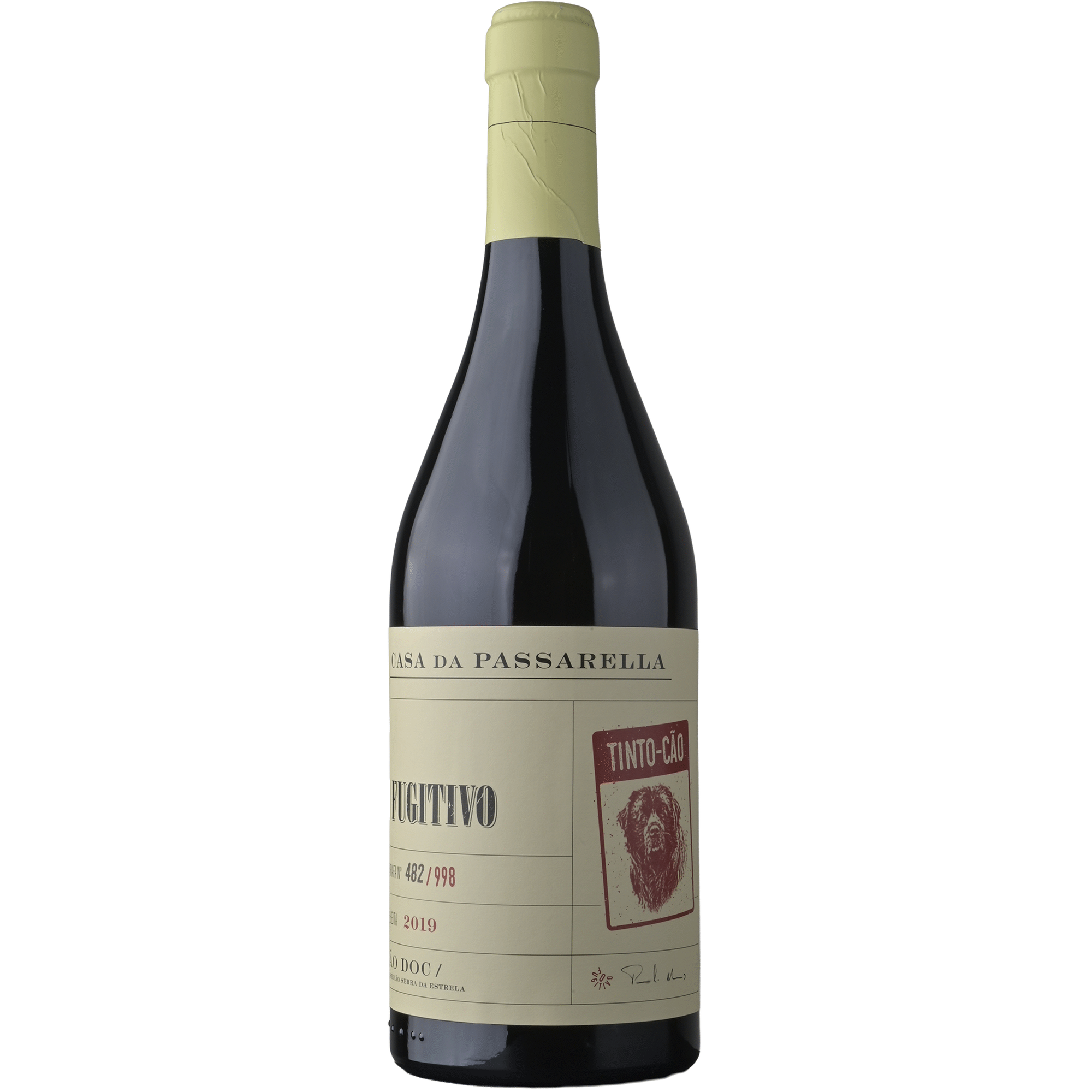 Casa da Passarella O Fugitivo Tinto C&atilde;o D&atilde;o Vinho Tinto
