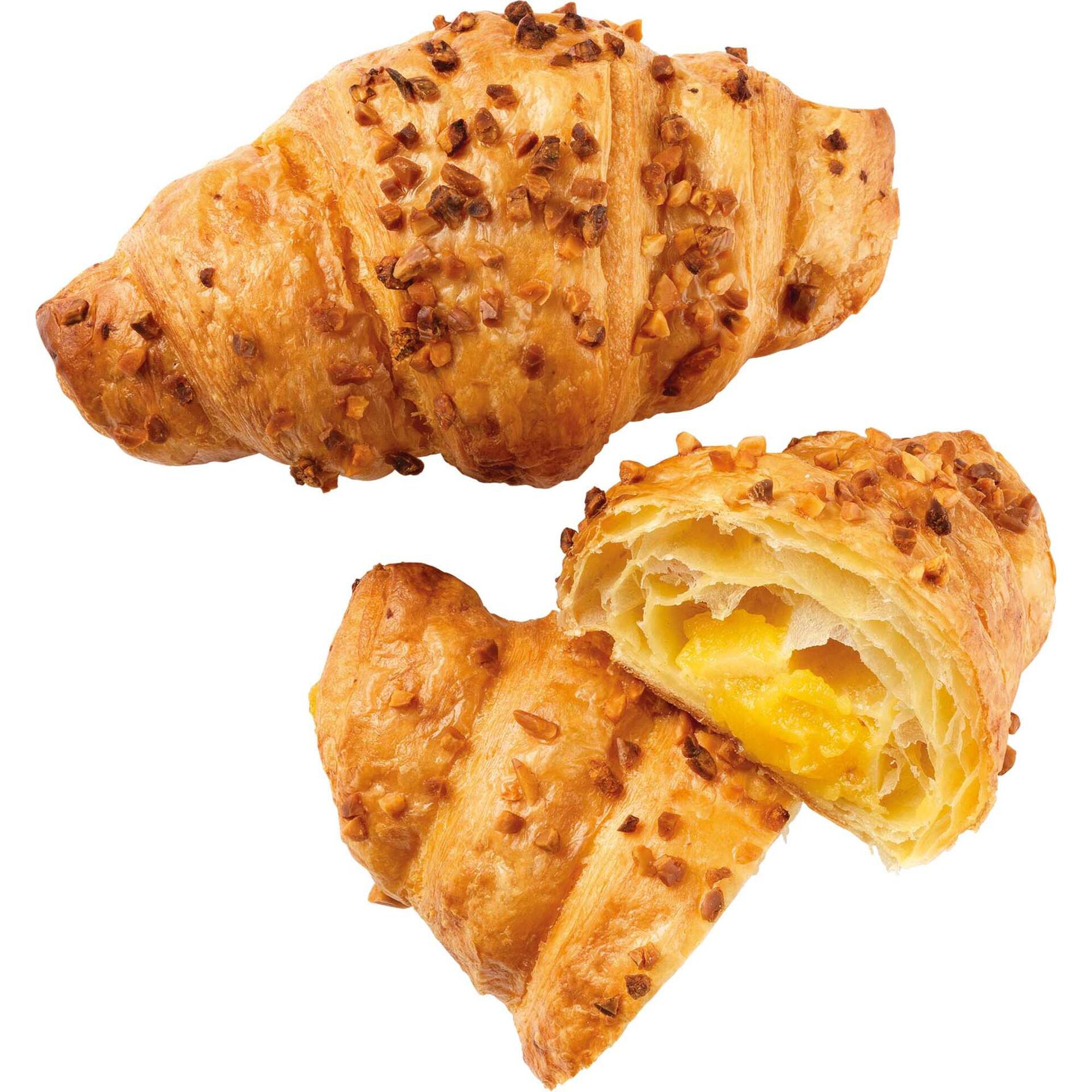 Croissant Folhado com Creme de Ovo Croissant Folhado com Creme de Ovo