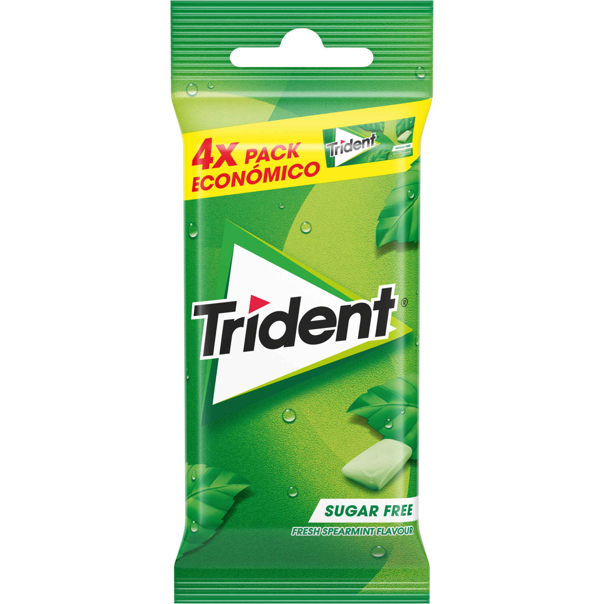Pastilhas El&aacute;sticas Spearmint Trident